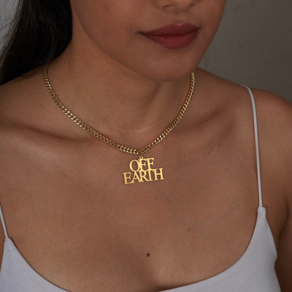 Curb Chain Two Line Personalized Custom Name Necklace-silviax