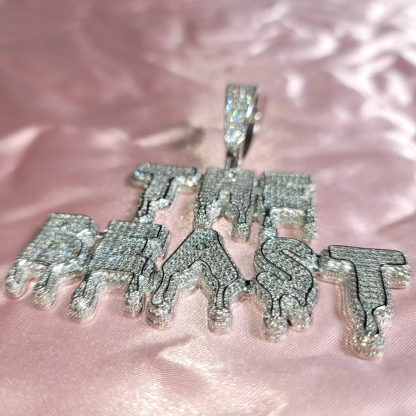 1-6 Letters Bling Cuban Chain Personalized Name Necklace Hip Hop Necklace