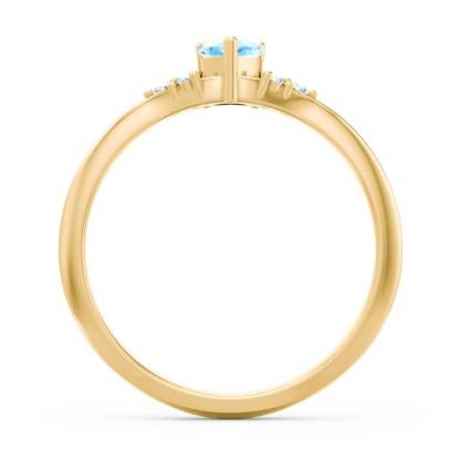 Heart Promise Ring Custom Zircon Ring-silviax