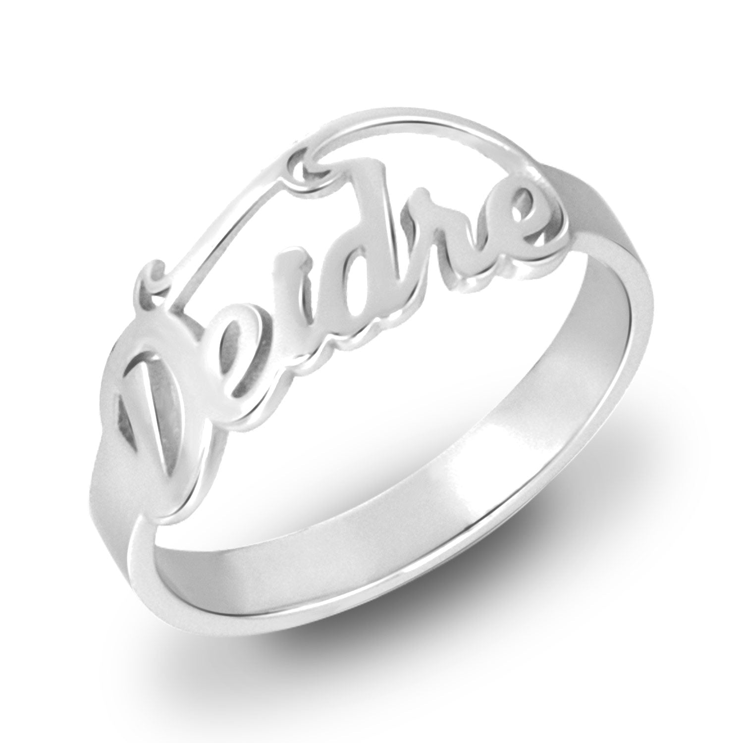 Gold Plated Personalized Name Ring-silviax