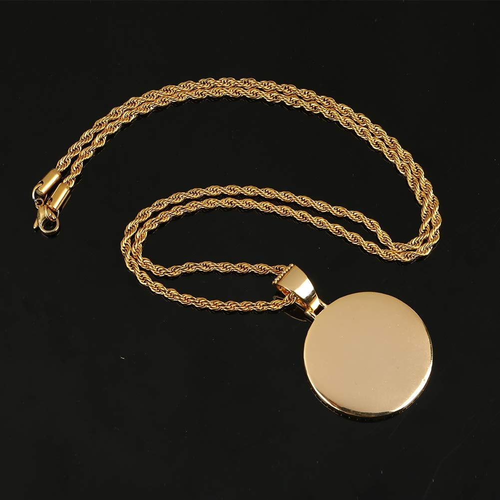 Personalized Photo Medallion Necklace Custom Memory Necklace with Picture