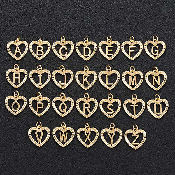 Personalized Layered Heart Initial Anklets with Link Chain-silviax