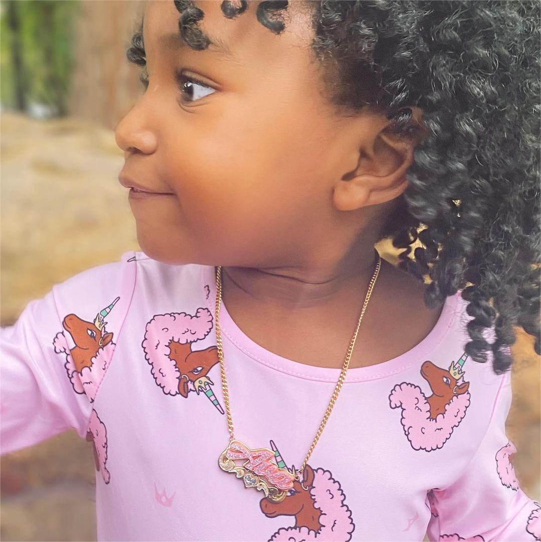 Signature Name Necklace Rose Gold