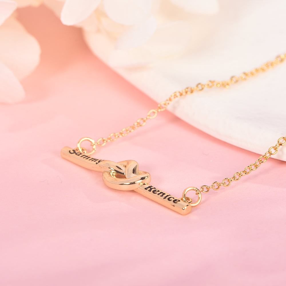 Twine Pendant Personalized Custom Gold Plated Name Necklace-silviax