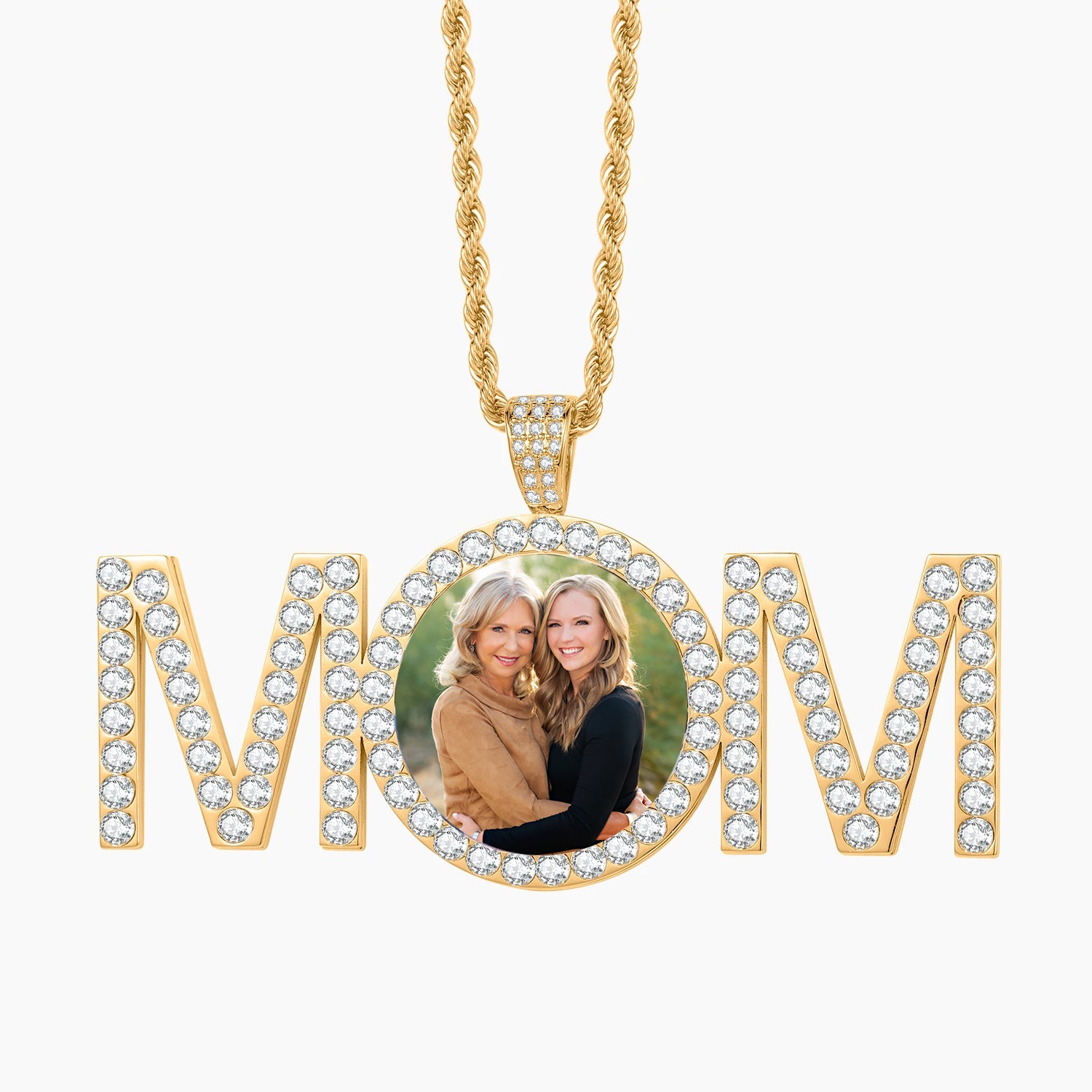 Personalized Photo Pendant MOM Necklace-silviax