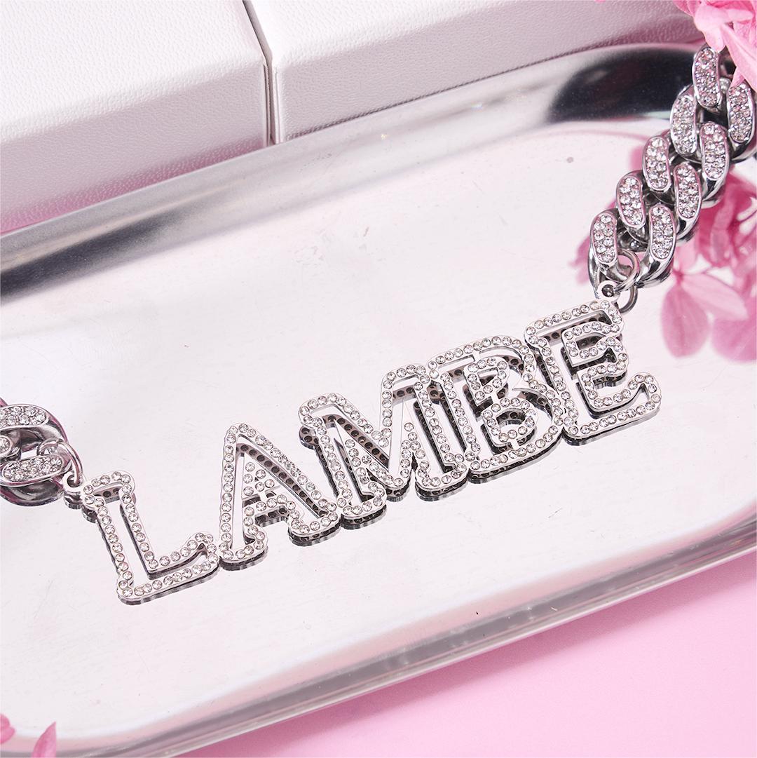 Hip Hop Style Cuban Chain Hollow Capital Letter Custom Initial Name Necklace