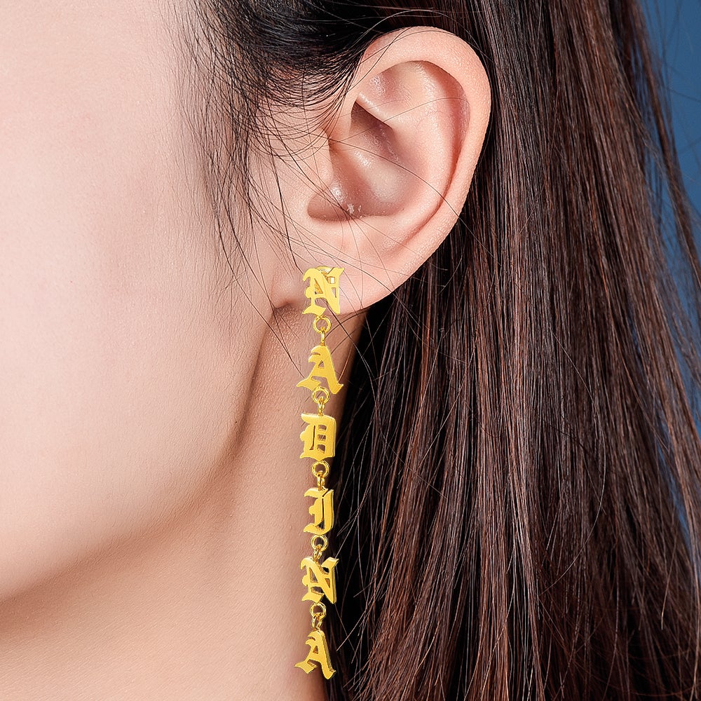 gold earrings name