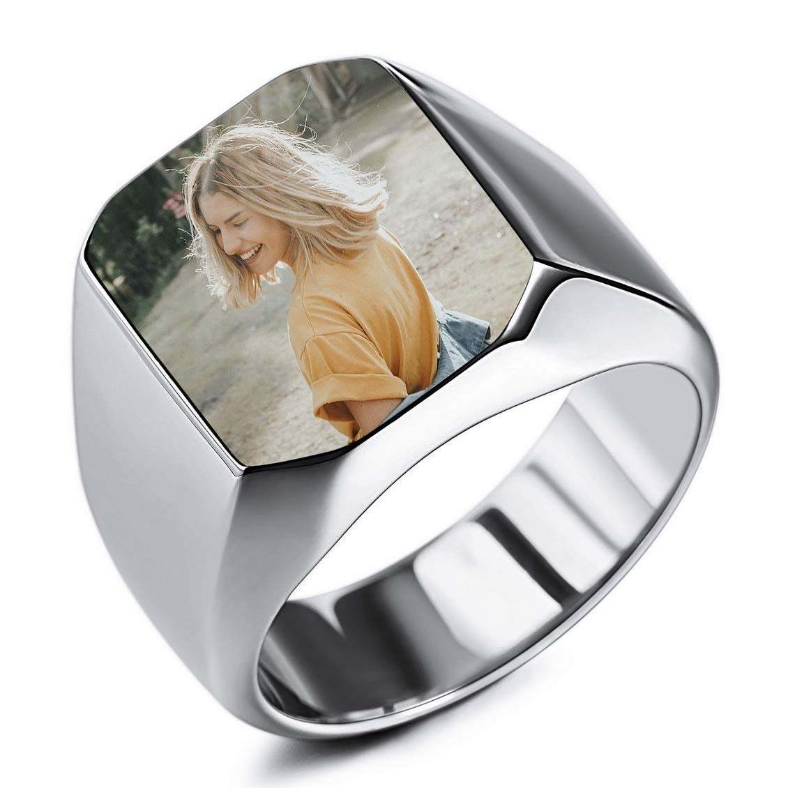 Photo Ring Personalized Custom Ring