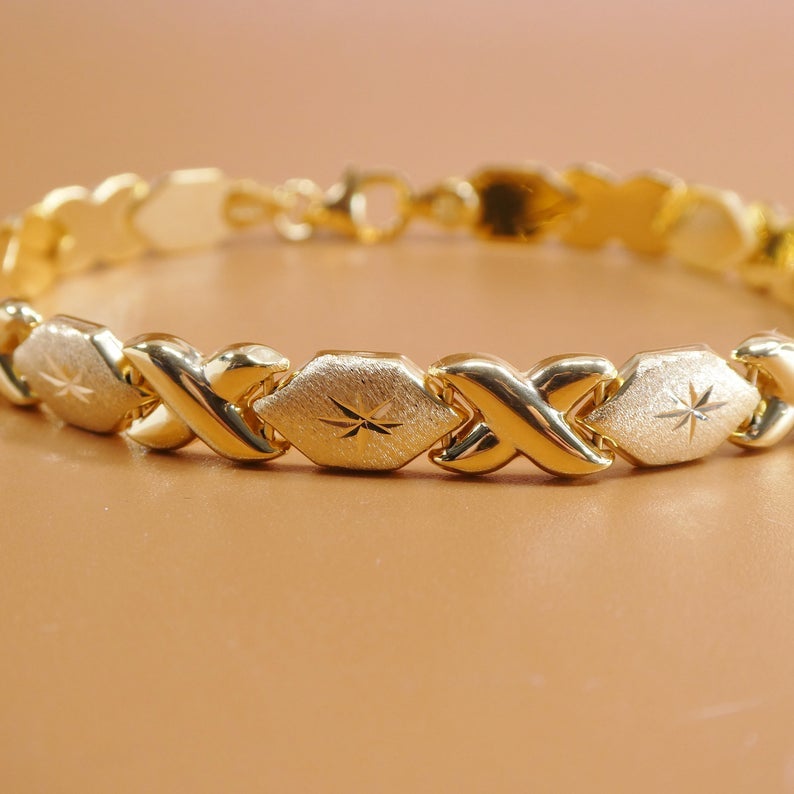 XOXO Chain Gold Plated Bracelet-silviax