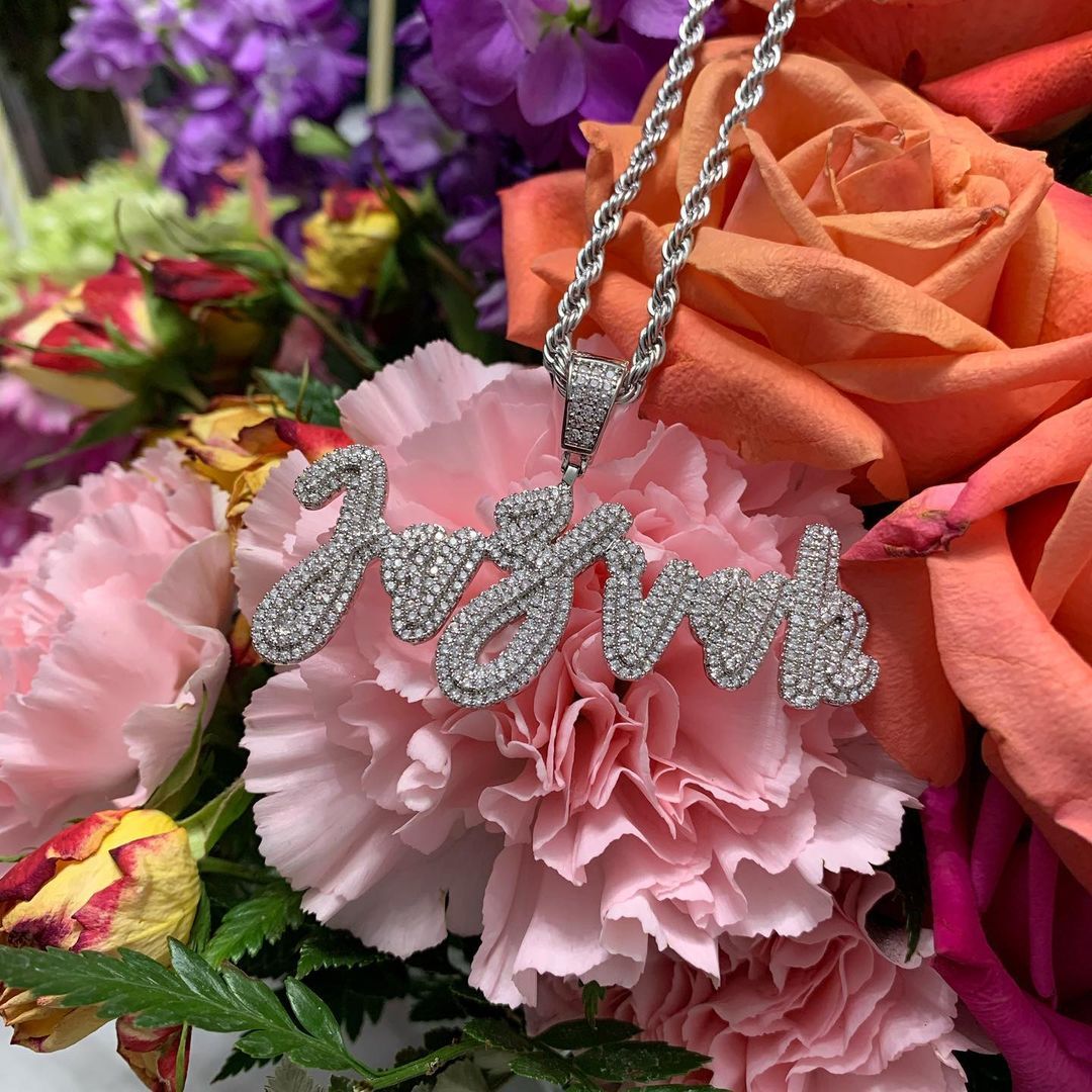 Hip Hop Style Iced Out Personalized Custom Name Necklace-silviax