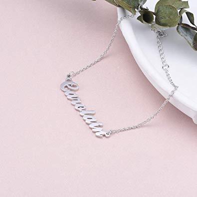 Gold Plated Name Bracelet With Name For Gift-silviax
