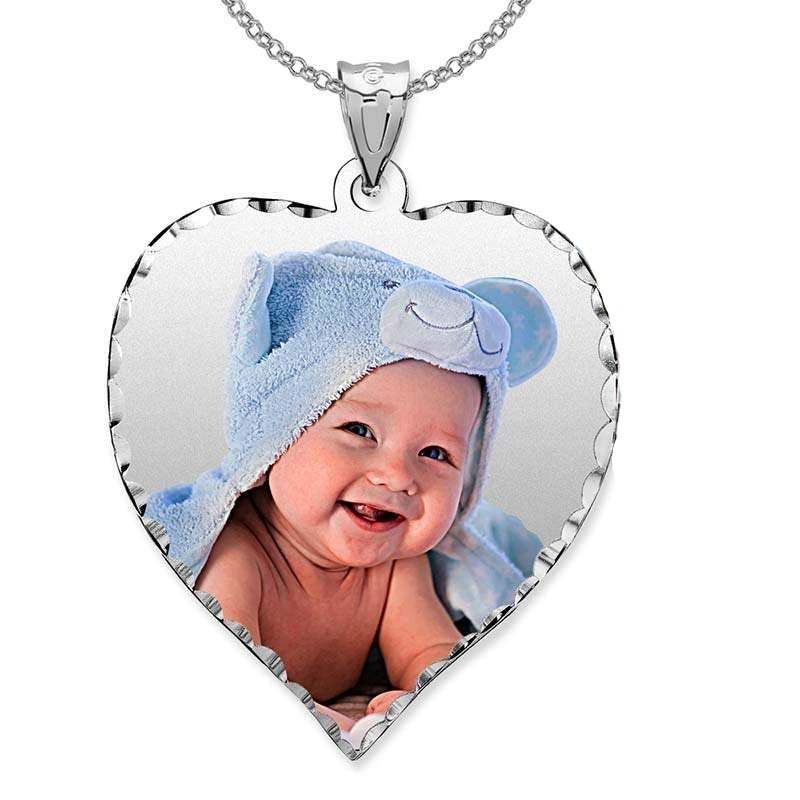 Heart Pendant Gold Plated Personalized Photo Necklace-silviax