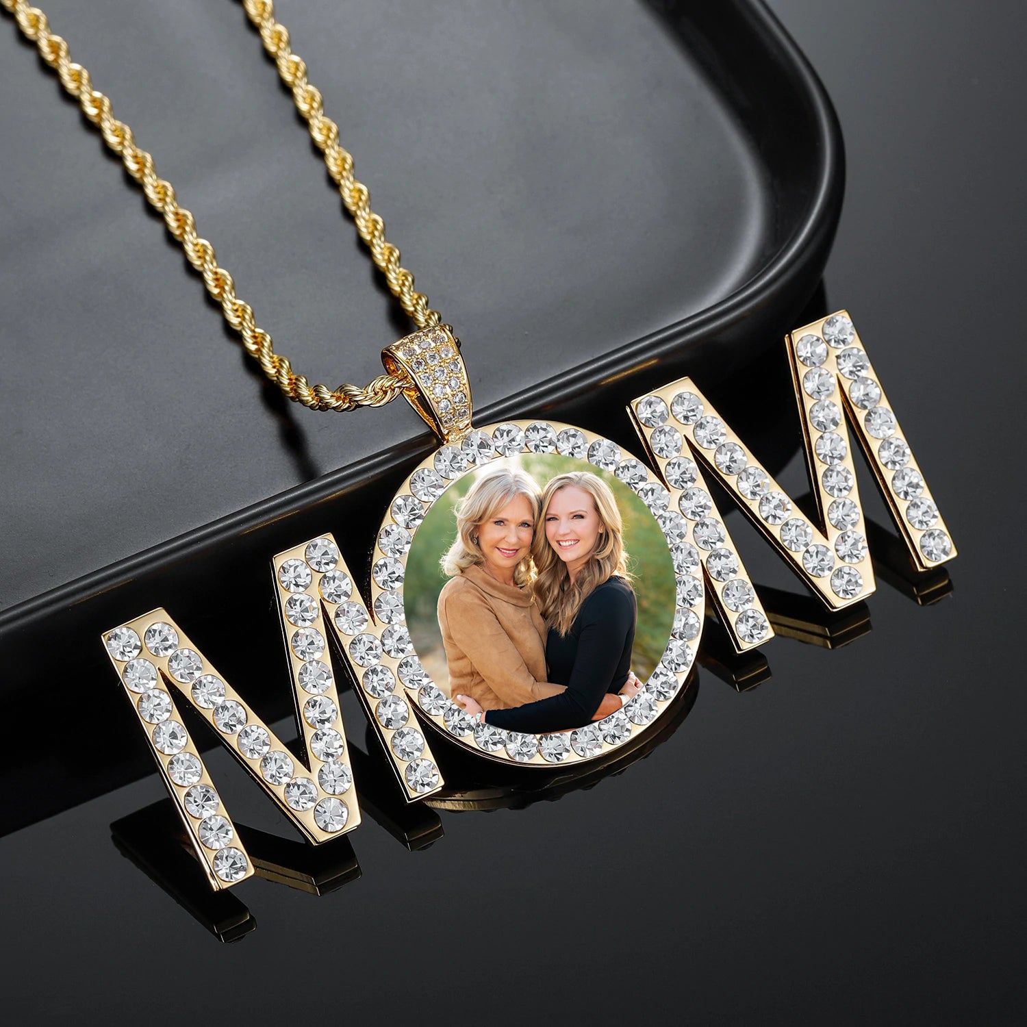 Personalized Photo Pendant MOM Necklace-silviax