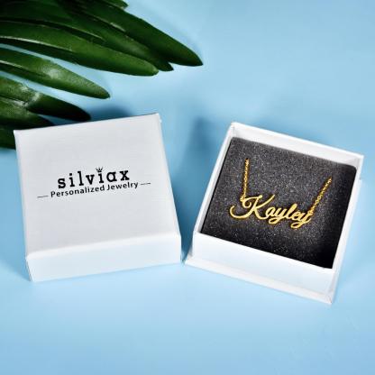 925 Sterling Silver Hollow Heart Personalized Custom Name Necklace Jewelry Gift for Mom Girlfriend Wife-silviax