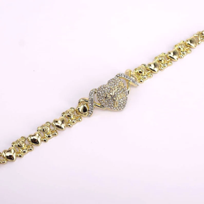 Gold Plated Love You XOXO Bracelet Gift For Mom-silviax