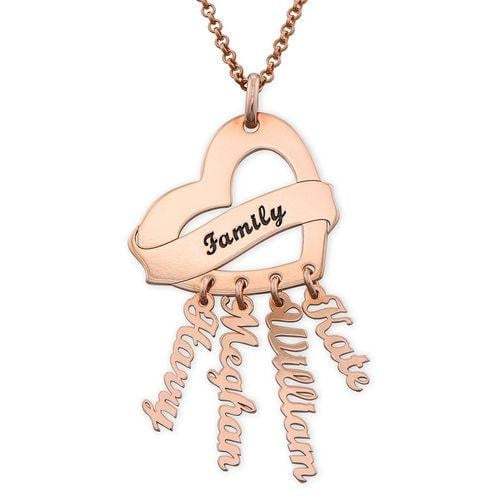 Mother Necklace With 1 To 4 Name Personalized Family Necklace-silviax