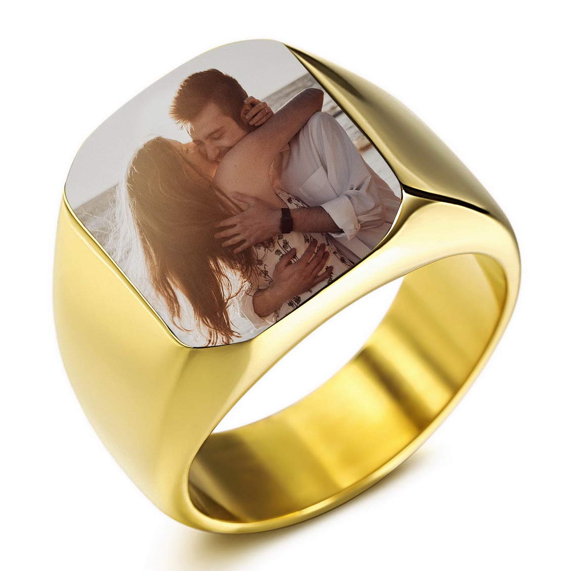 personalized photo rings