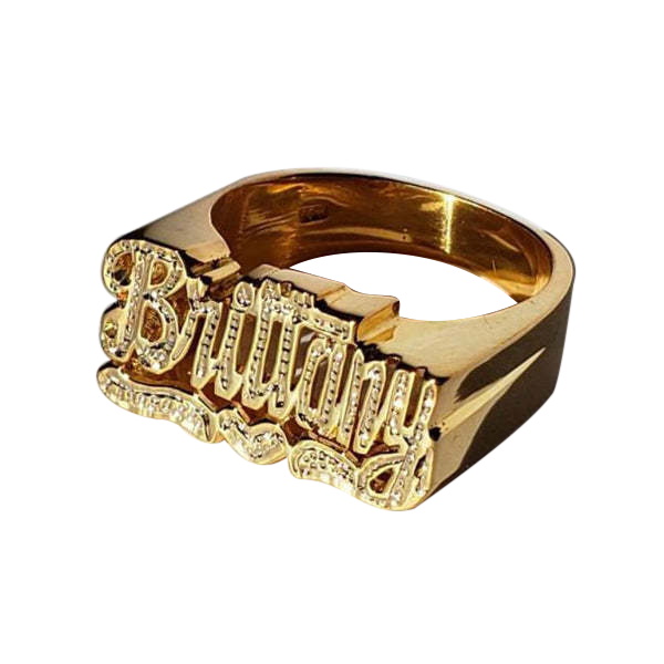 custom made name rings