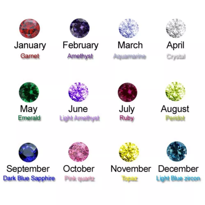 Stunning Heart Ring Personalized Birthstone Ring