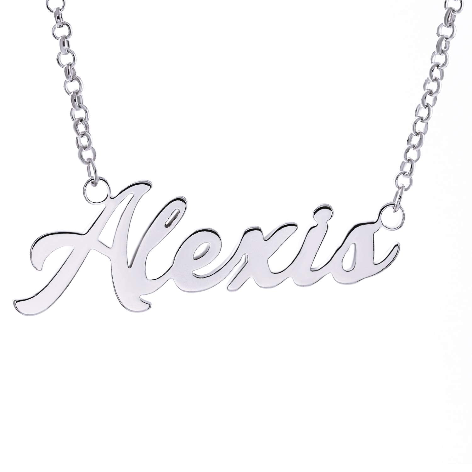 Sterling Silver Personalized Name Necklace-silviax