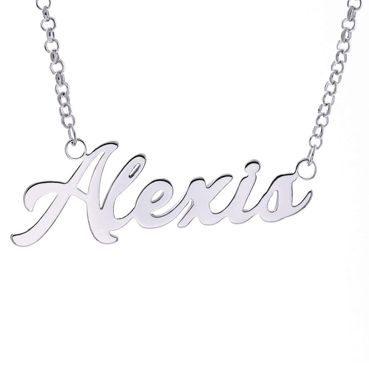 Sterling Silver Personalized Name Necklace-silviax