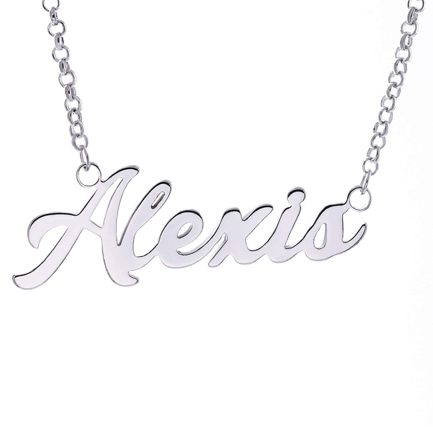 Sterling Silver Personalized Name Necklace-silviax