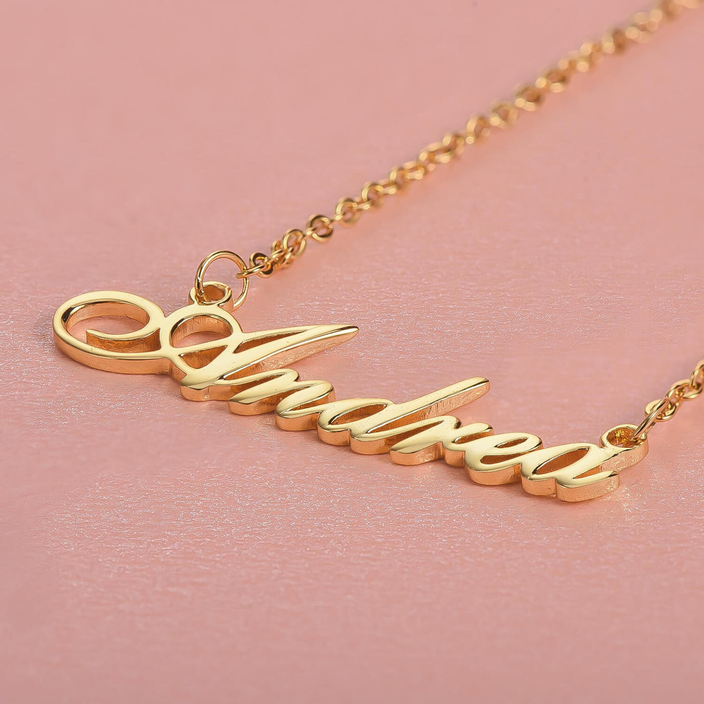Personalized Custom Gold Plated Name Necklace Jewelry for Women Girl-silviax