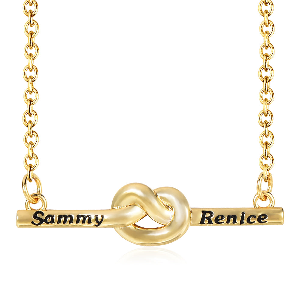 Twine Pendant Personalized Custom Gold Plated Name Necklace-silviax