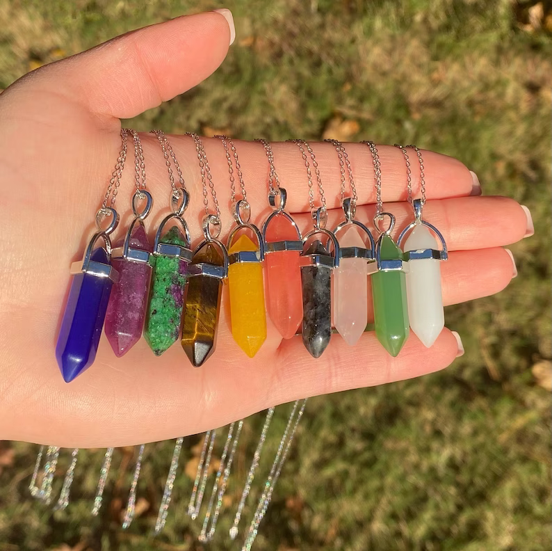 healing gemstone necklaces