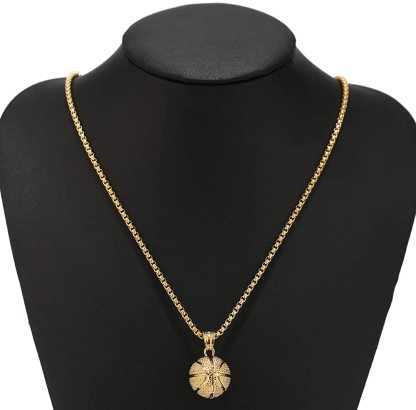 Basketball Pendant Sports Hip Hop Gold Plated  Necklace-silviax