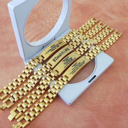 Personalized 12mm Watch Link Engraved ID Bracelets for Men Dad-silviax