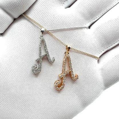 Double Layer Personalized Custom A-Z Letter Initial Necklace -silviax