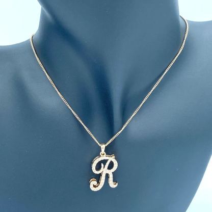 Double Layer Personalized Custom A-Z Letter Initial Necklace -silviax