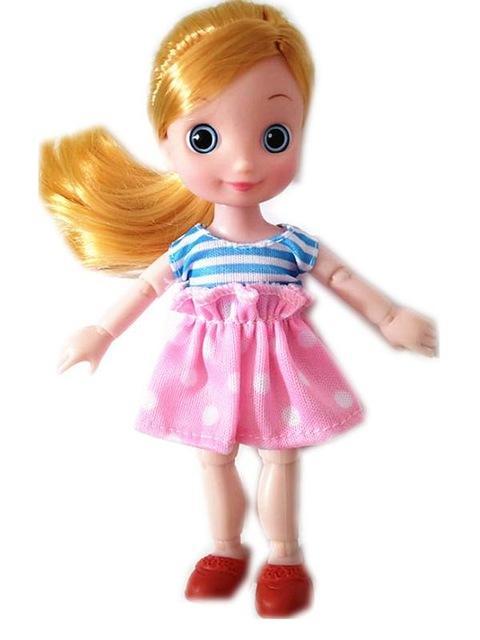 Moveable Jointed Long Hair Doll
