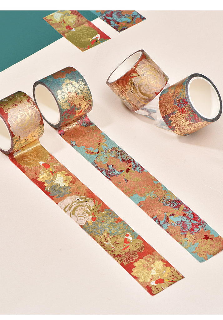 Tenohira Carnelian Journal Set washi tapes details