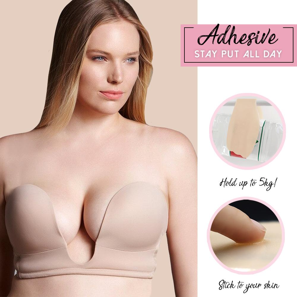 Push-up Strapless Plunge Bra Invisible Backless Sticky Bras - 99 Rands