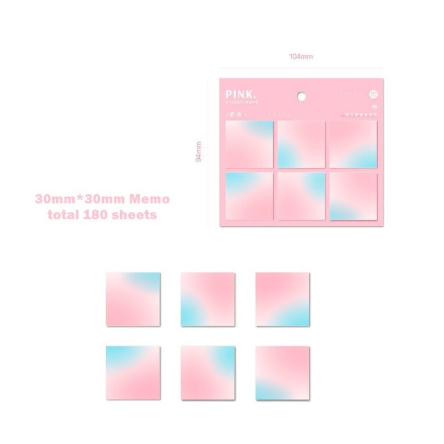 Dreamers Memo Pad Set (8 Colors)