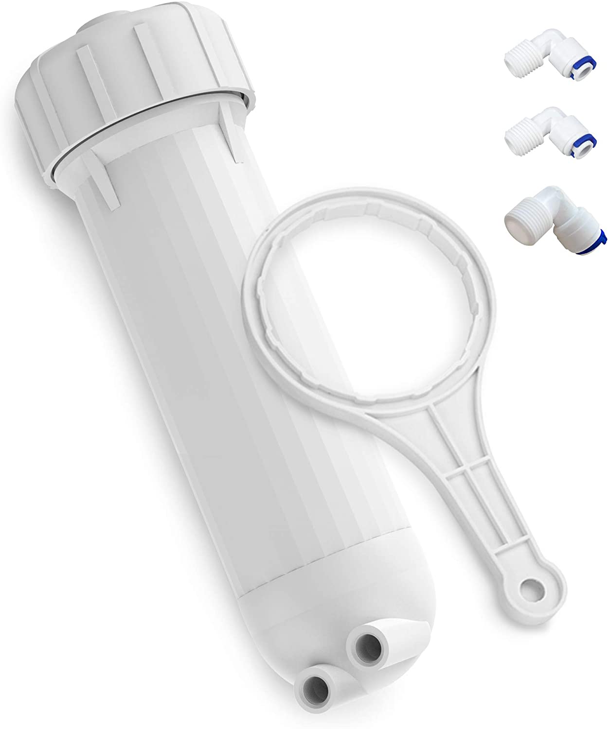 3012 RO Membrane Housing Kit, Universal for Semi Commercial 200/300/400 GPD Reverse Osmosis Water Filter Systems
