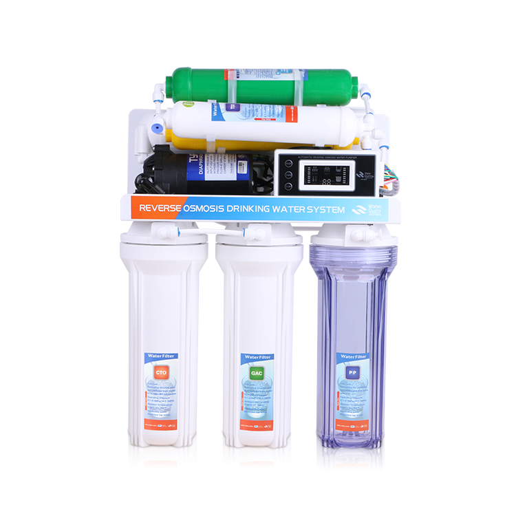 7-Stage Under Sink reverse osmosis water purification system with TDS display