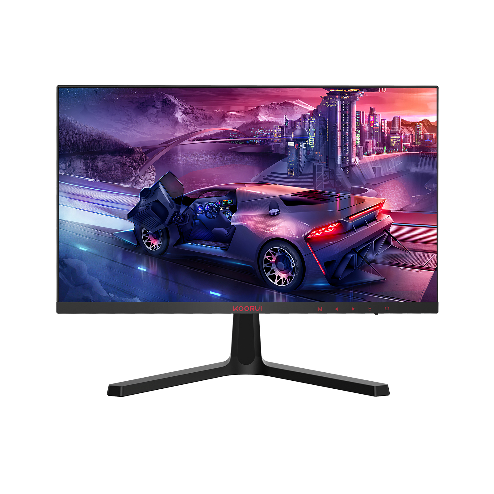 KOORUI 24 inch High-Performance 165Hz/144Hz 1ms(MPRT) 100% sRGB Gaming Monitor,Freesync(G-sync Compatible),3-Side Borderless,FHD 1080P VA Computer Monitor,HDMI/DisplayPort,VESA,24E4-Koorui