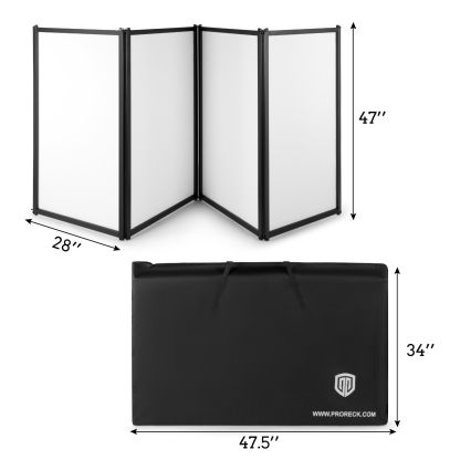 Proreck DJ Foldable Facade Portable | Audio Scrim Panel