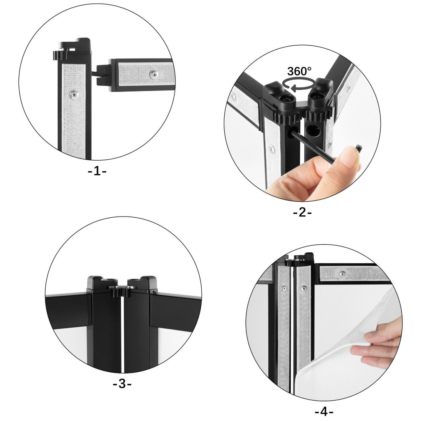 Proreck DJ Foldable Facade Portable | Audio Scrim Panel