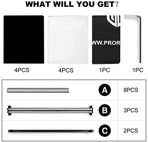 Proreck DJ Foldable Facade Portable | Audio Scrim Panel