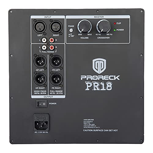 Proreck Subwoofer Amplifier| PRORECK AMP| ProreckAudio  PR18 CLUB8000 CLUB4000  CLUB3000 Amp for Speakers