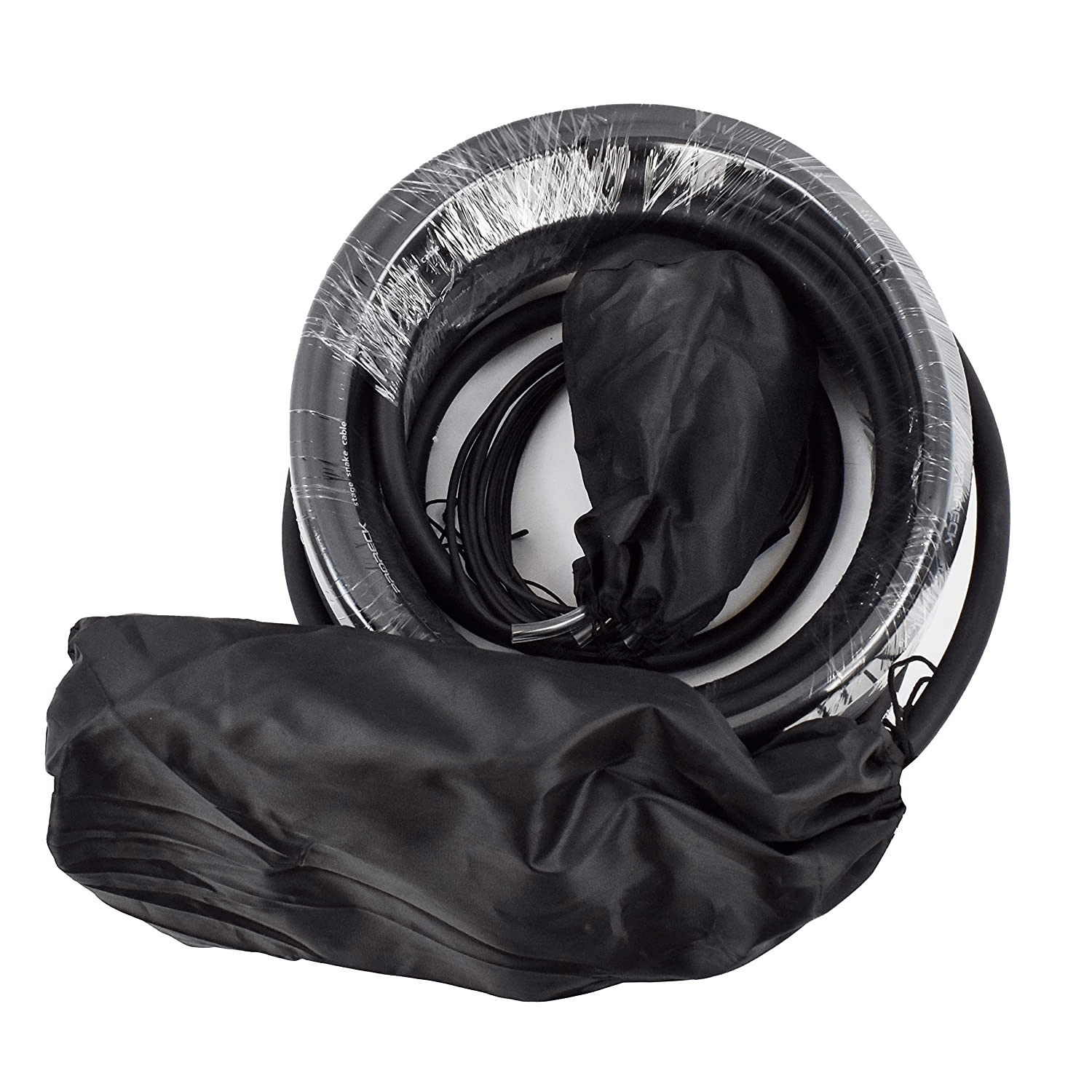 PRORECK 8-Channel Low Profile XLR Send Circuit Board Snake Cables, XLR Splitter Cable for Live, Recording, Stage, Studio, 50 Feet Long