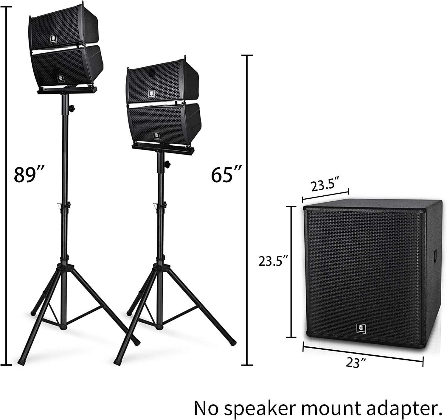 Unlock the Ultimate Sound Experience With Proreck CLUB4000 18-Inch 4000W DJ Pa System Outdoor Speakers