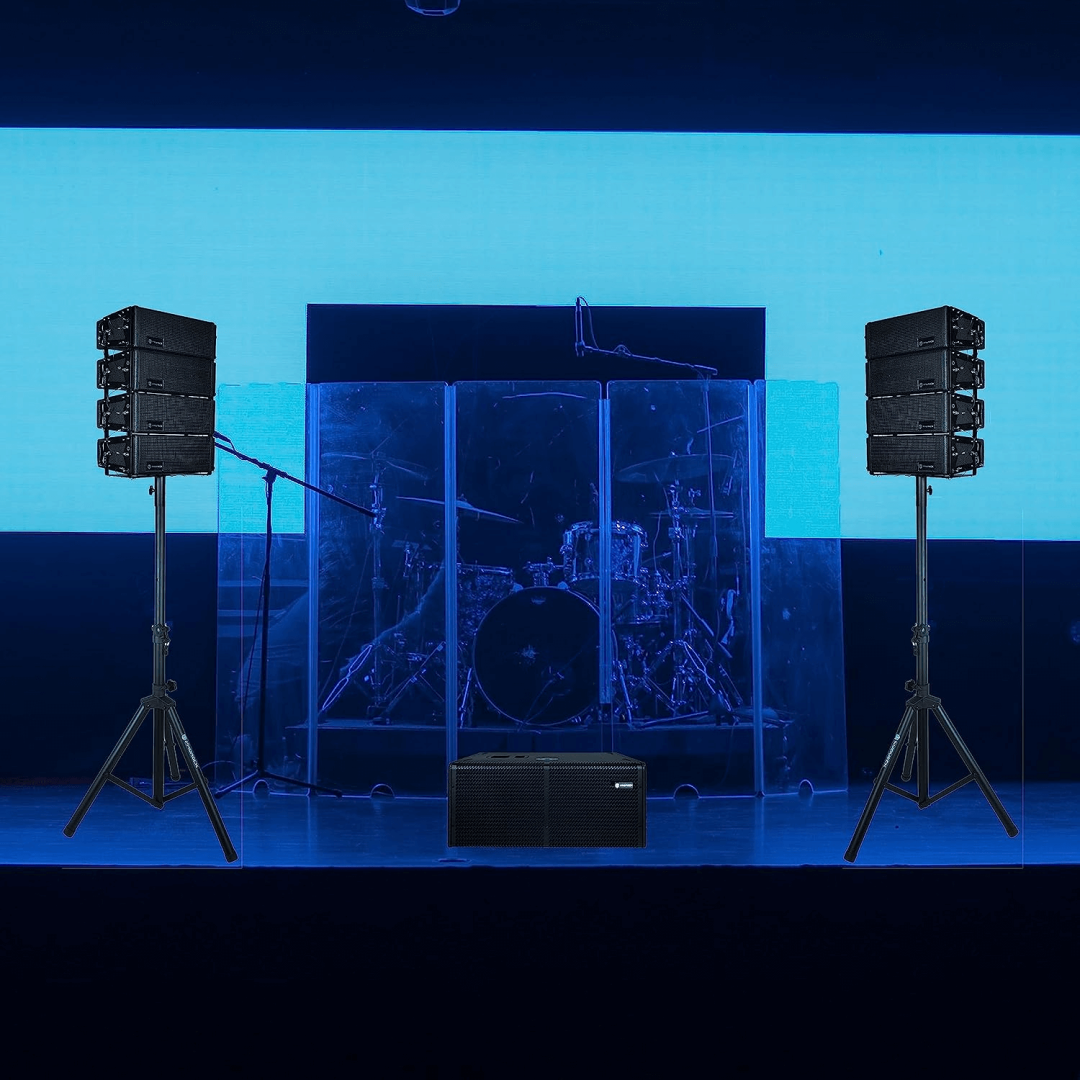 PRORECK CONCERT SET 6000W P.M.P.O Stereo/Mono DJ Powered PA Speaker