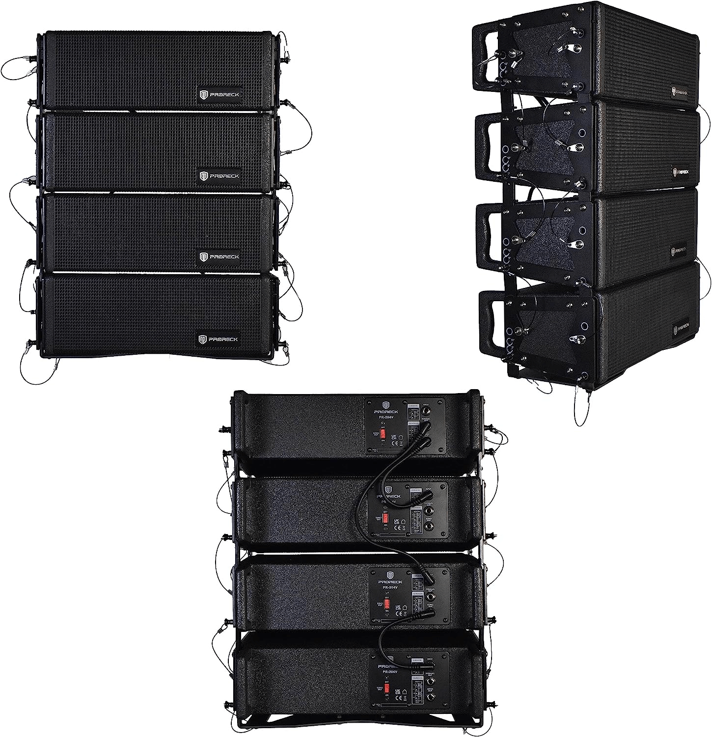 PRORECK CONCERT SET 6000W P.M.P.O Stereo/Mono DJ Powered PA Speaker