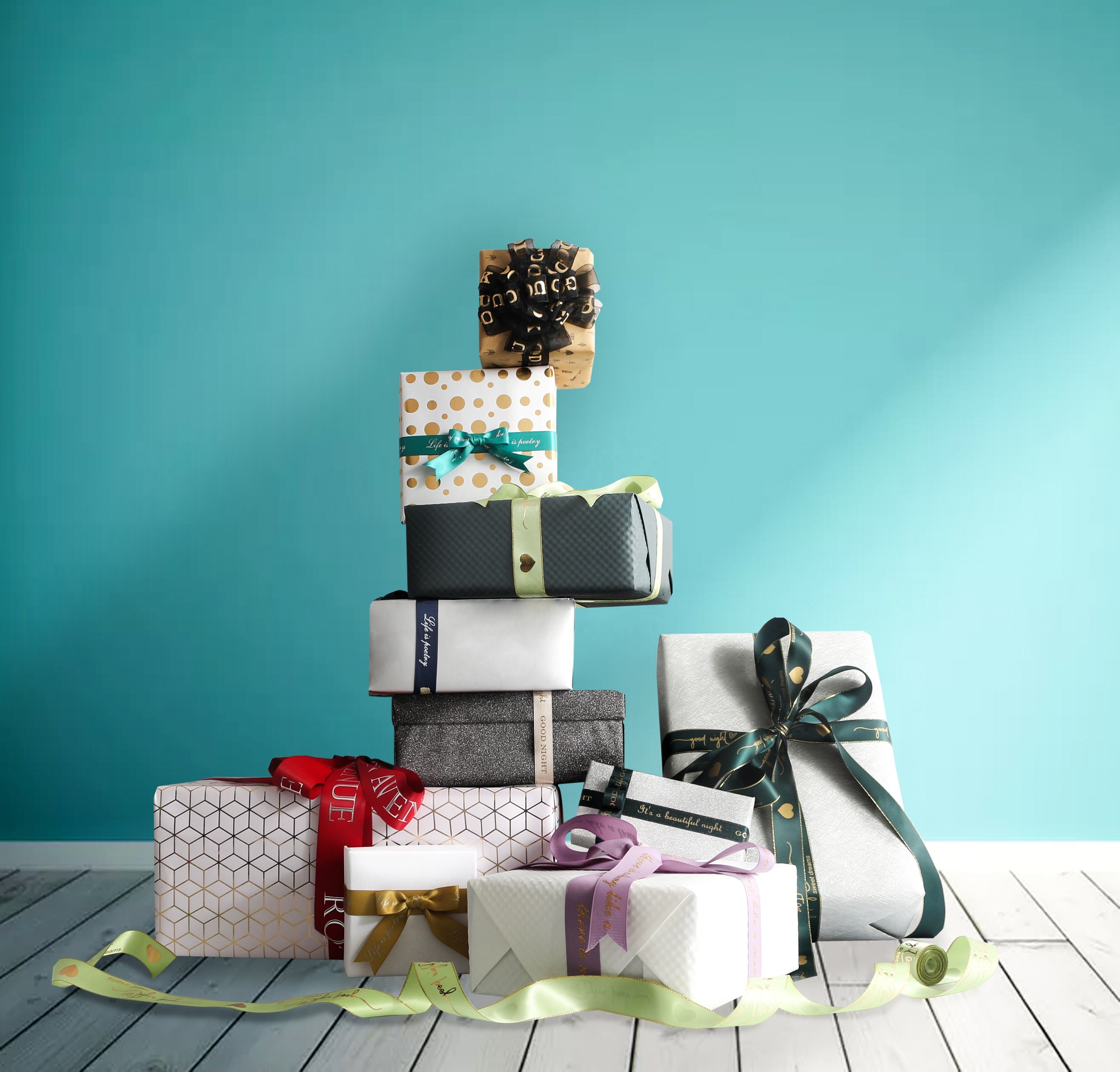 Factory Price OEM Gift Ribbon Custom Sizes Brand Logo Artwork Printed Personalized Satin Grosgrain Ribbo