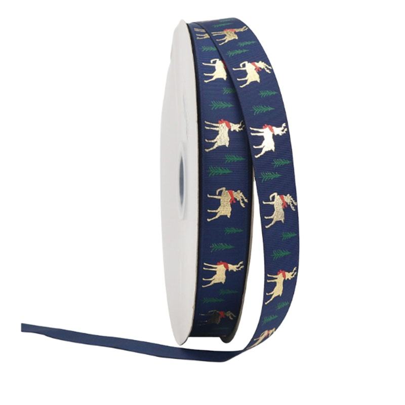 Hot selling wholesale barcode printed thermal printing textile fabric label color fabric satin ribbon